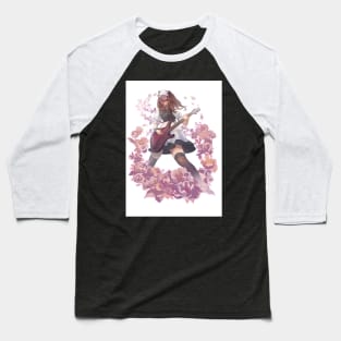 bandmaid guitar flower Baseball T-Shirt